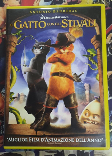 Gatto con gli stivali dvd - gatto, stivali,