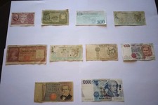 Lotto 10 Banconote Lire