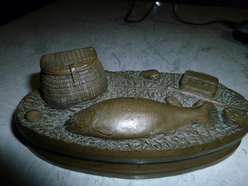 David hughes scultura trout - david,