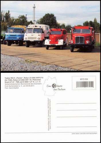Cartolina auto camion - auto,