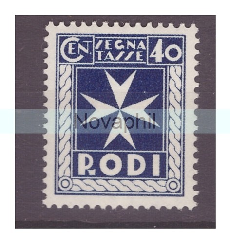 Egeo rodi 1934 segnatasse - rodi,