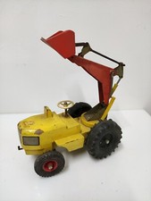 veicolo da costruzione, con escavatore, legno, epoca Primi 900, 33 cm, tin toy