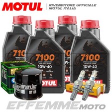 Tagliando SUZUKI SV 1000 / SV1000 S 2004 2005 2006 (4 7100 10W40 Filtro candele)