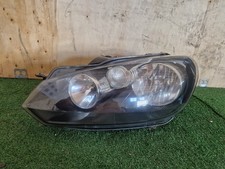 VW Golf 6 2009-2013 Faro Proiettore Fanale Anteriore SX originale usato halogeno