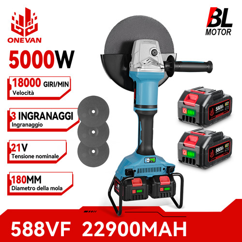 Brushless per smerigliatrice