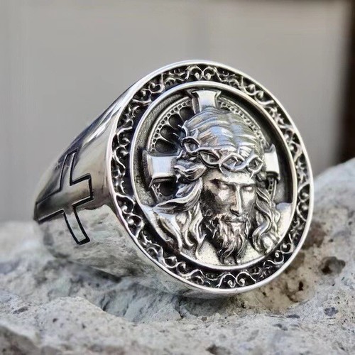 Anello cool christian gesù - anello,