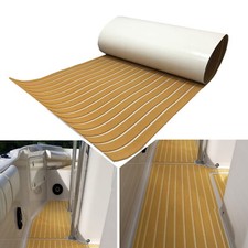 EVA Foam Boat Decking Sheet Marine Faux Teak Flooring Autoadesivo Golden