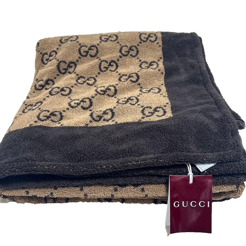 Gucci telo mare marrone