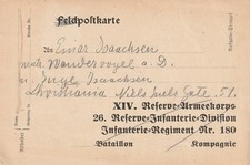GERMANIA: Cartolina postale da