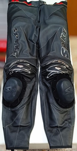 Pantaloni spyke pelle moto - pelle,