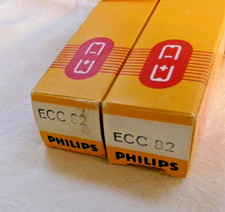Philips ecc82 12au7 - 2x, ei