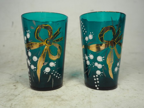 Antico bicchieri vintage - antico?, blu