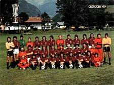 Cartolina Squadra Calcio Milan