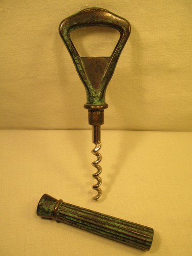 Vecchio metallo cavatappi - vecchio,