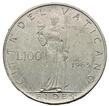 100 LIRE 1963 - CITTÀ DEL