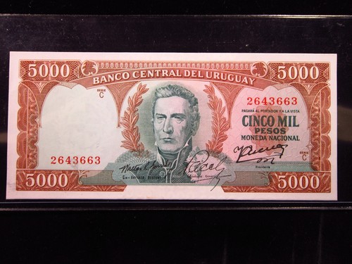 Uruguay 5000 pesos 1968 - 1968, serie