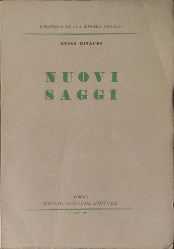 Nuovi saggi luigi - nuovi,