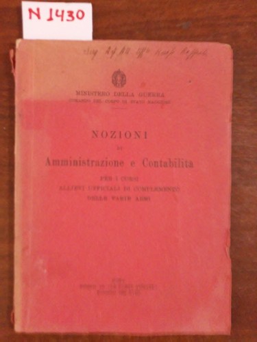 Nozioni amministrazione e - nozioni,