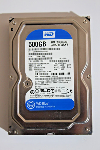 Hard disk 500gb - disk, sata
