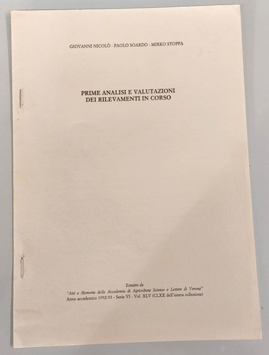 Prime analisi valutazioni - analisi,