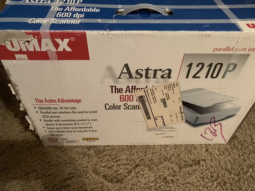 Umax astra 1210p scanner - umax,