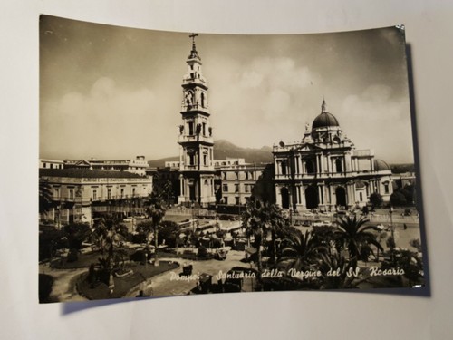 Cartolina pompei santuario - cartolina,