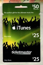 ITUNES / TICKETMASTER Gift