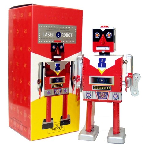 Laser robot windup st - robot,