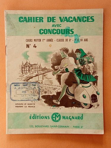 Cahier vacances magnard - cahier,
