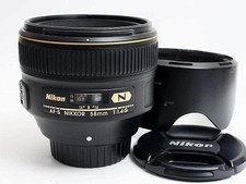Nikon AF-S Nikkor 58 mm F1.4 G obiettivo principale standard con cappuccio...