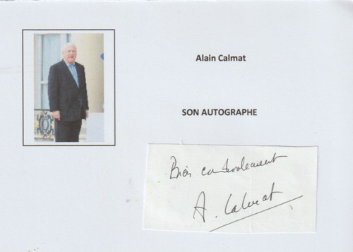 Alain calmat ancien ministre - calmat,
