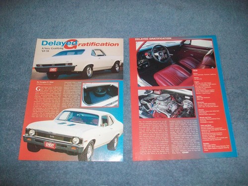 Chevy nova restomod 1969 - chevy, ss