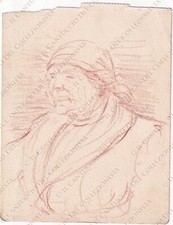 Disegno signora anziana