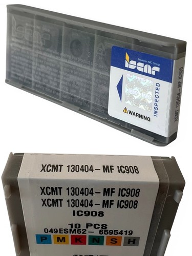 10x iscar xcmt130404 - iscar, ic908