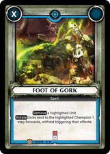 Foot of Gork - FOIL - Base Set - Warhammer Age of Sigmar