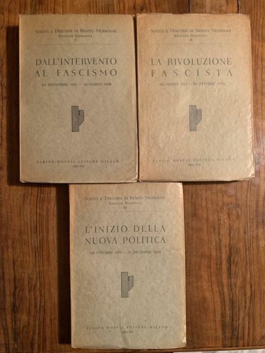 Scritti discorsi benito - di,