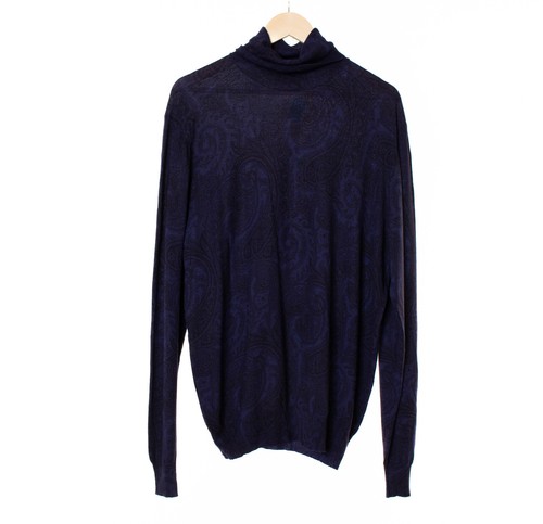 Maglione sottile etro uomo - uomo, blu