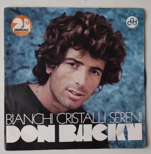 Don backy bianchi cristalli - don, "bianchi