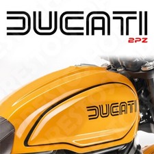 Kit 2 Adesivi Ducati Scrambler 800 1100 Moto Serbatoio Cafe Racer stickers 15CM