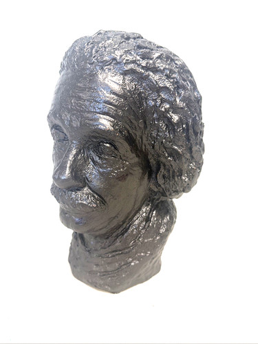 Busto albert einstein vintage - busto,