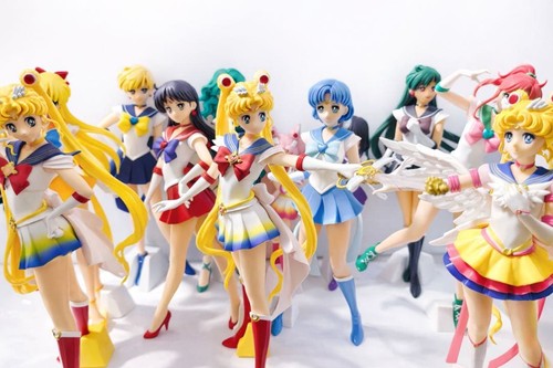 Set figurine sailor moon - set,
