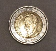 2 EURO RE JUAN CARLOS SPAGNA