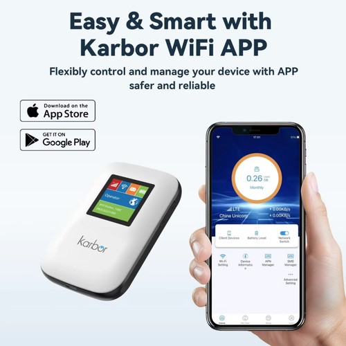 Karbor mf833 pocket router - karbor, 4g
