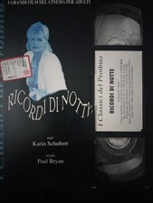 RICORDI DI NOTTE VHS RARA KARIN SCHUBERT GABRIEL PONTELLO SHENDENE NOCTURNO