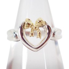 [Usato] Anello cuore nastro