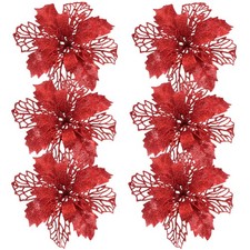  6 Pcs Stelle Di Natale Finte