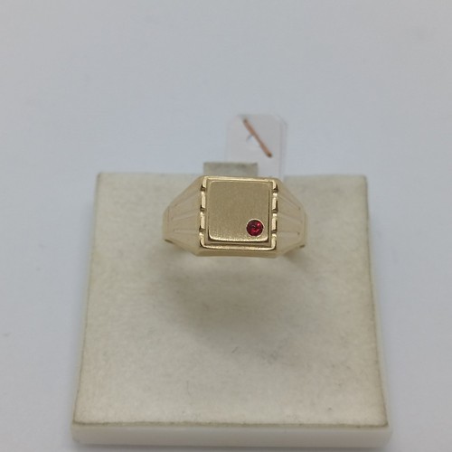 Anello uomo con cristallo - con,