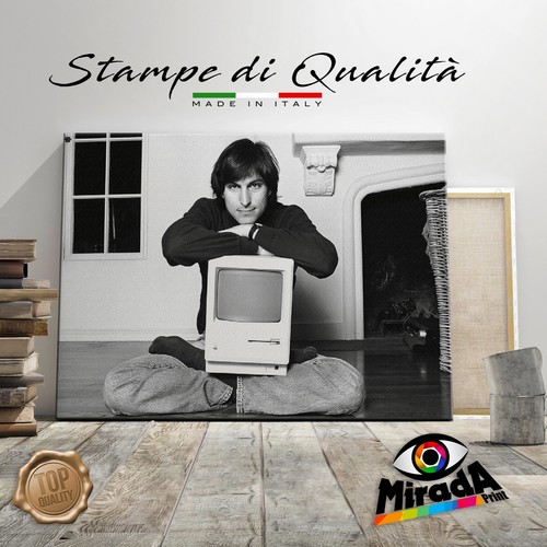 Quadro steve jobs iphone apple - iphone,