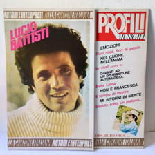 disco 33 giri  LUCIO BATTISTI  PROFILI MUSICALI   ricordi  LP