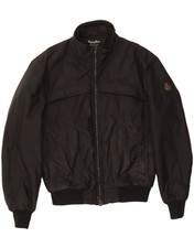 REFRIGIWEAR Giacca Bomber Cruz Uomo UK 40 Large Nero Nylon EA56